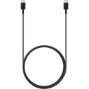 Câble de charge Samsung USB-C vers USB-C, 3A, 1.0m, noir