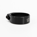 77designz, Seatclamp V2, Color Eloxal - Black, Diameter 34,9mm