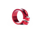Tune screw choke, seat clamp for screwing, diameter 30.0mm, red - red - rouge