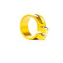 Tune screw choke, seat clamp for screwing, diameter 34.9mm, gold - gold - en or