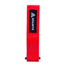 GRANITE skirt strap, fastening strap with Velcro fastener, 450mm long, with inner strap, non-slip, RED - red
