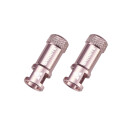 GRANITE Juicy Nipple, set de capuchons de valve, clé de valve incluse, usinage CNC, anodisé, PINK - rose
