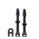 TUNE valve tubeless/valve, 1 paire (2 pièces), longueur 44mm, Sclaverand, aluminium, black