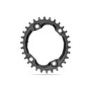 absoluteBLACK, chainring, OVAL, MTB, for Shimano XT...