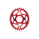 absoluteBLACK, chainring, OVAL, MTB, for RaceFace Cinch, DM - Boost 148, RED - ROT, 32 teeth