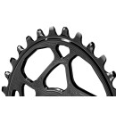 absoluteBLACK, chainring, OVAL, MTB, for RaceFace Cinch, DM - Boost 148, compatible with SHIMANO HG+ 12-speed chain,only BLACK - black only, 30 teeth