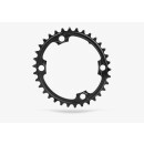 absoluteBLACK, chainring, OVAL, ROAD - OVAL - 110/4BCD - Shimano DA9000 ULT6800 - small rings - BLACK only