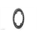 absoluteBLACK, chainring, OVAL, Road, for Campagnolo, 2x 145/4-hole, compatible 11- & 12-speed, BLACK 53T