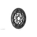 absoluteBLACK, chainring, OVAL, Road, for Cannondale, DM SpiderRing 52/36 in set, BLACK only