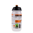 TUNE Bidon 0.5l, Trinkflasche für alle Flaschenhalter, Kunststoff BPA-frei, transparent