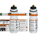 TUNE Bidon 0,5l, borraccia per tutti i portabottiglie, plastica senza BPA, trasparente