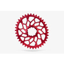 absoluteBLACK, chainring, OVAL, Gravel - Cyclocross, for Sram CX, Direct Mount, GXP & BB30, RED - RED, 38 teeth