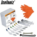 IceToolz tool, BLEED KIT MINERAL&DOT for Avid,Formula,Hayes,Hope,Magura,Shimano,54R3