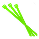 Riesel Design cable ties, neon green, set of 25