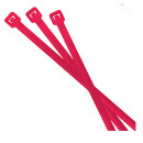 Riesel Design cable ties, neon pink, set of 25