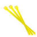 Riesel Design cable ties, neon yellow, set of 25