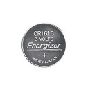 Energizer button cell battery, lithium, CR1616, 3V, 55mAh,