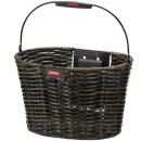 Klick-fix Structura Oval basket, black-brown, 28x24x39cm...