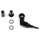 Trickstuff elbow connector, for Kevlar cable, black
