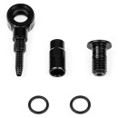 Trickstuff ring connector, for Kevlar cable, black