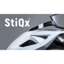 StiQx Magnetische Brillenhalterung, grau, Grösse M (Bügelumfang 17-38mm)