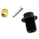 Shimano disc connector SM-BH90-JK-SSR kit olive + insert silver + screw, Y-8RD 98010, ST-R9120/9170