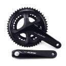 Shimano 105 20 crank 175mm 36/52, FC-R7000EX26L, WITHOUT BEARINGS, black