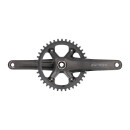 Shimano GRX600 20 crank 172.5mm 40t, FC-RX600111DXB0, 50.1mm, WITHOUT BEARINGS, black