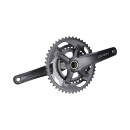 Shimano GRX600 20 crank 172.5mm 30/46, FC-RX600112DX60, 46.9mm WITHOUT BEARINGS, black