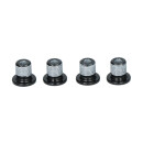 Shimano XTR/Ultegra chainring bolts small chainring, Y-1H5 98160 4 pieces M8x10.1 mm black