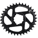 SRAM EAGLE chainring Oval 34 teeth X-SYNC 2, Direct Mount, 12-speed, 3mm offset, Boost, black