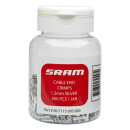 SRAM end cap shift cable, 1.2mm, aluminum, silver