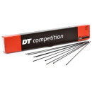 DT Swiss rayons Competition straightpull 264mm noir, 2,0/1,8mm, sans écrous, carton de 100 pcs.