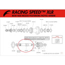 Fulcrum axle Racing Speed/Red Wind XLR/0/1/3, RS-007 rear wheel aluminum