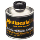Continental tubular tire cement 200g can carbon, with brush
