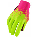 Supacaz gloves SupaG Long Glove, size L neon pink and neon yellow