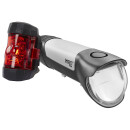 Busch + Müller Ixon Fyre LED / IXXI - Set, 30 Lux, incl. battery, USB cable, holder