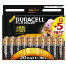 Duracell battery AA LR6 1.5V Akaline MN1500, blister of 20 pieces