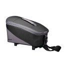 Racktime Talis pannier rack bag, black/grey, 38 x 22 x 23cm, with Snap-it adapter