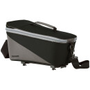 Sacoche de porte-bagages Racktime Talis, noir/gris, 38 x 22 x 23cm, avec adaptateur Snap-it