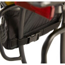 Borsa portapacchi Racktime Talis Plus, nero/grigio, 38 x 26 x 25 cm, con adattatore Snap-it