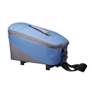 Sacoche de porte-bagages Racktime Talis, bleu/gris, 38 x 22 x 23cm, avec adaptateur Snap-it