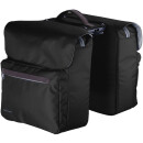 Racktime double bag Ture, black, 31 x 36 x 13cm, with Snap-it adapter