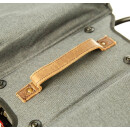 Racktime Doppeltasche Heda, grau, 32 x 36 x 14cm, mit Snap-it Adapter