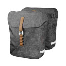 Racktime double bag Heda, gray, 32 x 36 x 14cm, with Snap-it adapter