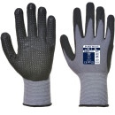 Mapa assembly gloves Raja M/L, size 09 (24 cm), nitrile studded, black, 1 pair