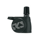 SKS sensore di pressione pneumatici Airspy Schrader Set, nero, AV, incl. batteria CR 2032