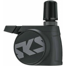 SKS tire pressure sensor Airspy Schrader Set, black, AV, incl. CR 2032 battery