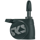 SKS Reifendrucksensor Airspy Presta Set, schwarz, SV, inkl. CR 2032 Batterie