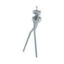 Pletscher bipod support 28-29" metallic silver